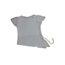 blusinha branca P com parte mais transparente