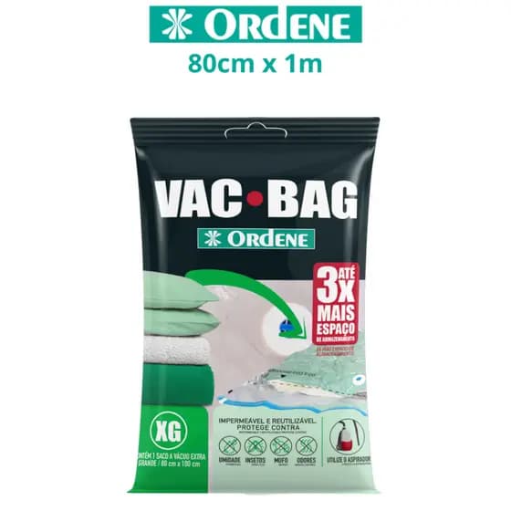 Saco a Vácuo Extra Grande 100 x 80 Organizador Edredom Cobertor Roupas Organizador Guarda Roupas