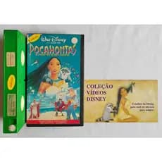VHS Pocahontas: O Encontro de Dois Mundos + Encarte (dublado)