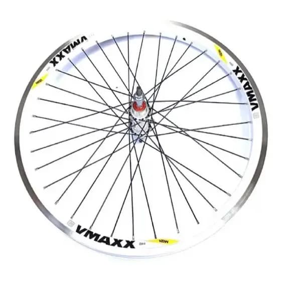 1 Aro 26 Vmaxx V-Brake 36 Furos Completa Cubo Rolamento Raio Fino Preto
