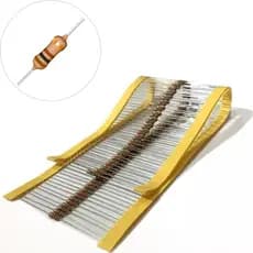 Kit 100 Unidades  Resistor 100R 1/4W 5% Resistores Padrão Cr25 Ohms