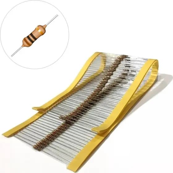 Kit 100 Unidades  Resistor 10R 1/4W 5% Resistores Padrão Cr25 Ohms