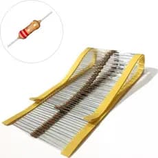 Kit 100 Unidades  Resistor 2R2 1/4W 5% Resistores Padrão Cr25 Ohms
