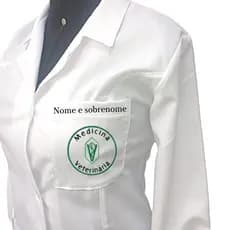 Jaleco personalizado com bordado Medicina Veterinária