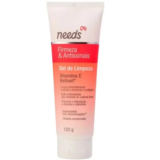 Gel de Limpeza Facial Needs Firmeza e Antissinais 120G