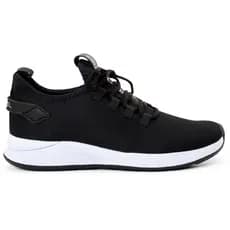 Tênis Preto Calce Fácil Feminino Masculino Corrida Academia Caminhada Passeio Treino