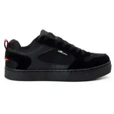 Tênis Preto Skate Skatista Masculino Feminino Unissex Camurça Leve Confortável Sola Colada Costurada
