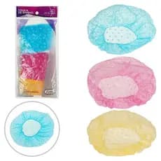 Touca de Banho Lisa Kit com 3 Peças Reutilizável