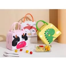 Bolsa Lancheira Térmica Marmita Fitness Academia Escola Necessaire Com Desenhos