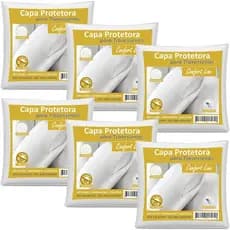 Kit 6 Capas Travesseiro Impermeável SMS Super Confort Line 50cm x 70cm