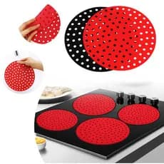 Kit 5 Tapete Silicone Fogão Indução Almofada Protetora