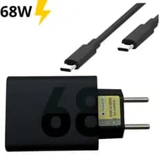 Carregador Turbo 68W Carrega Celular Super Rápido carregador usb-c A12 A13 A14 A23 A24 S23 Ultra S24 Redmi Note 11 Poco