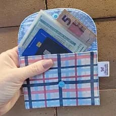 Carteirinha Multiuso Porta absorvente e porta remédio Organizador feminino em tecido