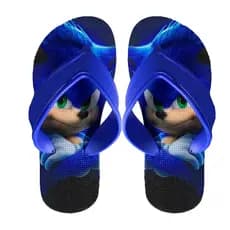 Chinelo Dedo Menino Infantil Masculino Sonic Leve Macio Confortavel