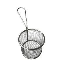 Cesto mini hauskraft de inox aramado prata 8,5cm