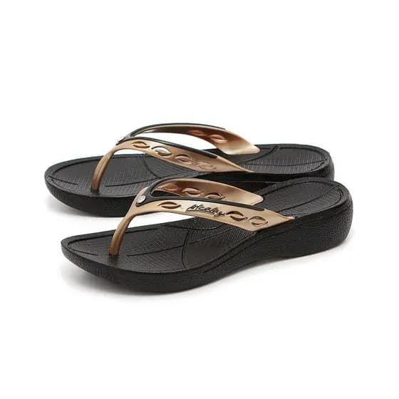 Chinelo Feminino Anabela Ortopédico Para Esporão Flexível Macio Não Escorrega
