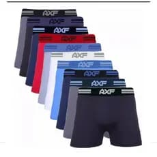 Kit 25 Cuecas Boxer Box Algodão + 20 Meia Social