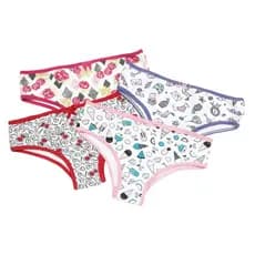 Kit com 12 Calcinha Infantil de algodão