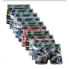 Cuecas Boxer Kit Com 8 Cuecas + 3 Pares De Meia Cano Alto