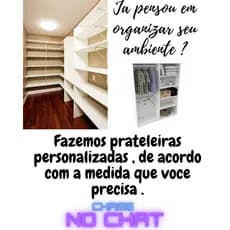 Prateleira Branca FEITA SOB MEDIDA 100% MDF, Ideal Para Guarda Roupas, Despensas E Mais