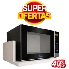 Suporte de Micro-ondas de MDF - Cor branco, preto e amadeirado  - Resistente e Fácil de Instalar