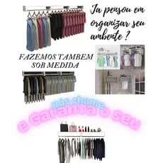 Cabideiro Arara de Parede - FAZEMOS SOB MEDIDAS - MDF 100% Para Casa , Lojas , Boutique