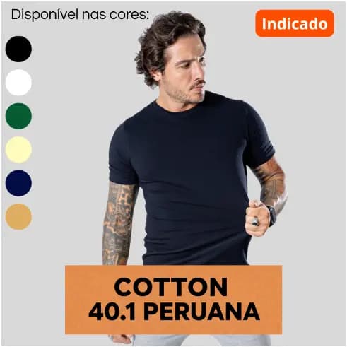 Camiseta Peruana Algodão Com Elastano Camisa Básica Justa ao Corpo Estilo Americano