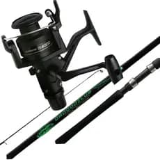 Molinete Shimano Ix 4000 Vara de Fibra de Vidro Maciça 1,80mt 40lb