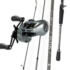 Kit Pescador Vara Grafite Tubular Carretilha Lite 11Rol 8.21