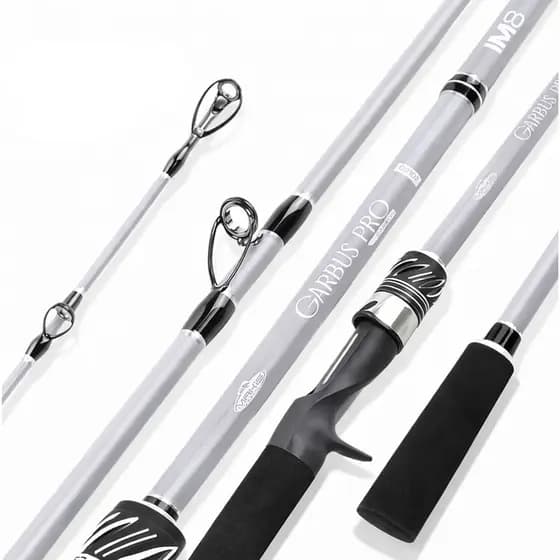 Vara Carbono IM8 Premium Garbus Pro 2,10mt 40-80b Carretilha