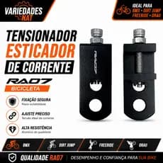Tensionador Esticador De Corrente rad7 Bicicleta Bike Bmx Dirt Jump Freeride Grau