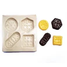 Molde de silicone  Bolachinhas Biscoitos - Biscuit, Resina, Pastas e etc... (S 32)