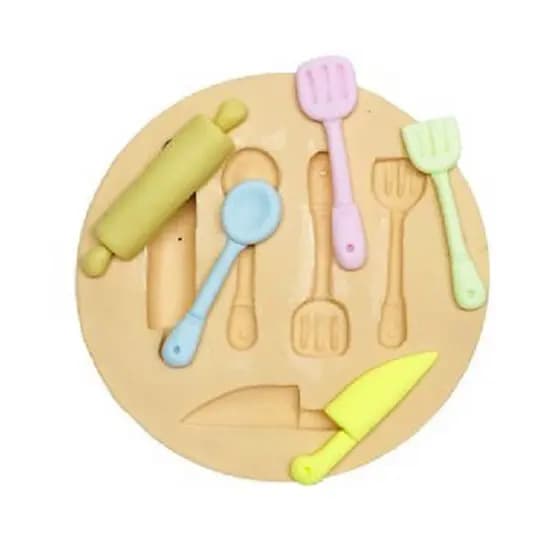 Molde de Silicone Utensílio  de Cozinha - Biscuit, Resina, Pastas e etc... (J 52)