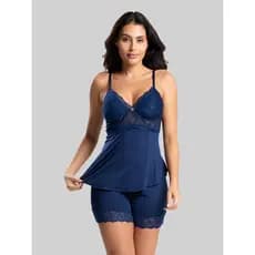Short Doll Feminino Microfibra com Renda Baby Doll Confortável Hope IMI