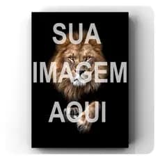 Quadro Grande 90X70 Com Sua Foto Personalizado Em Hd Família Pet