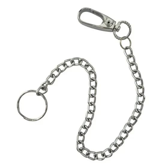 Corrente Calça Rock Punk Bolso Gancho Chaveiro Atacado 30 cm