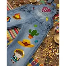 Adesivos Para Roupa Festa Junina Retalho Remendo em Vinil Autocolante Quadrilha São João