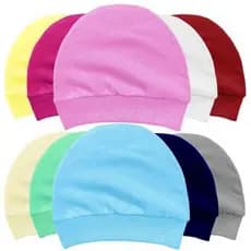 Kit com 3 toucas recém nascido menino e menina enxoval de bebê