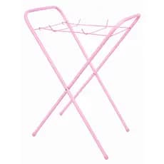 Suporte Universal Para Banheira Rosa- Desmontável - Super Compacto  Banho Do Bebê