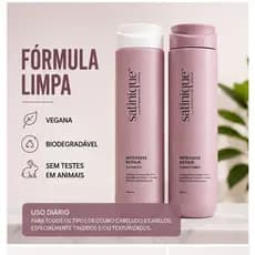 Kit Satinique™ Intensive Repair Shampoo + Condicionador Reparação intensa p/ cabelos danificados