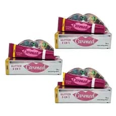 Kit 3 Gloss Carmed's Glitter 3x1 Holográfico tutti frutti A Make da Carmed Promoção Original