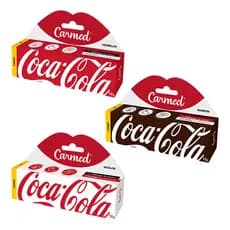 Kit 3 Und Gloss Labial Carmed Coca-cola 10g