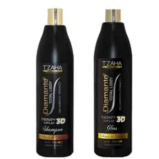 TZAHA ESCOVA PROGRESSIVA DIAMANTE 3D SHAMPOO E SELAMENTO DEFINITIVO 2X1 LITRO PROFISSIONAL APROVEITE A PROMOÇÃO