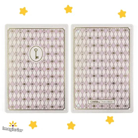 Capa e Contracapa Rose Key by Isabela Akkari para Caderno Inteligente | Tamanho A5, Médio ou Grande