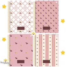 Caderno Universitário Sweet Cherry com Cheirinho de Cereja Animativa - 1 ou 10 Matérias