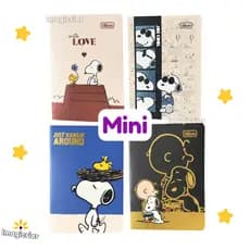 Caderneta Mini Grampeada Snoopy Tilibra