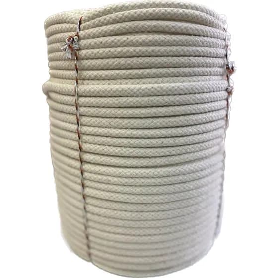 Corda de Algodão 8mm - 3 metros Capoeira Artesanato Cestaria 100% Algodão