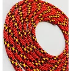 Corda Náutica 6mm - 1 Metro Poliester Poliamida Barco Jetski Arte Resistente Cabo Amarras Tratamento Uv