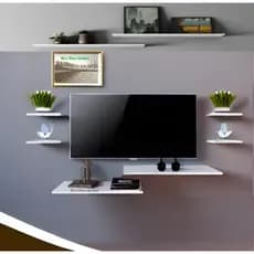 Rack Suspenso Para TV Quartos e salas com 6 Prateleiras Para Tv de 60 50 42 e 32 Polegadas