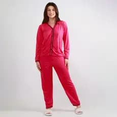 Pijama Longo Feminino Americano Blogueira Aberto Botão Amamentação Feminino Inverno Cirurgico